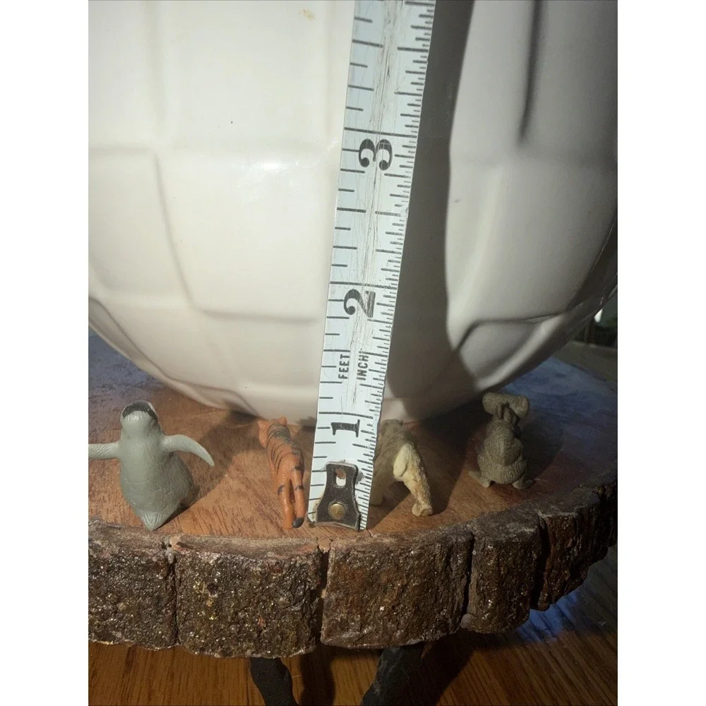 Micro Mini Safari Animals Set Of 4 Soft Rubber Like Detailed Play Set Wildlife